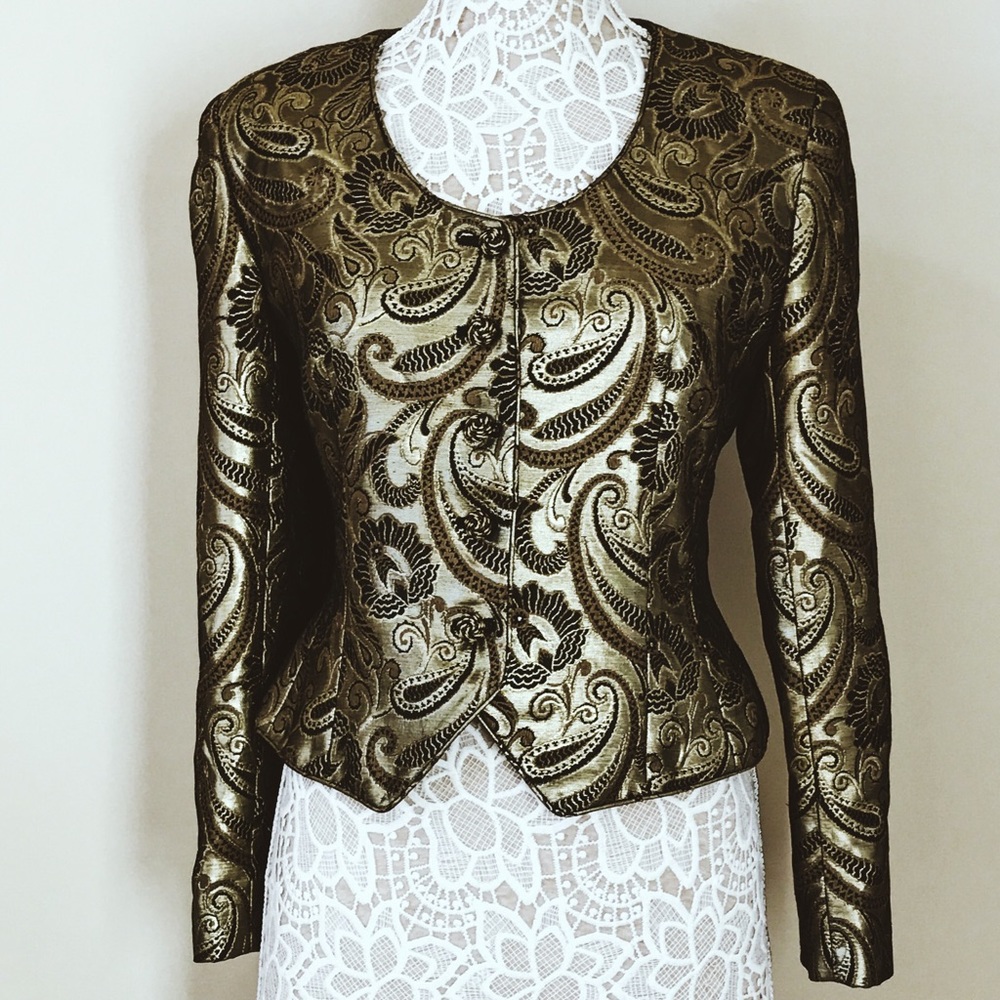 Rare vintage kay unger evening party wear blazer